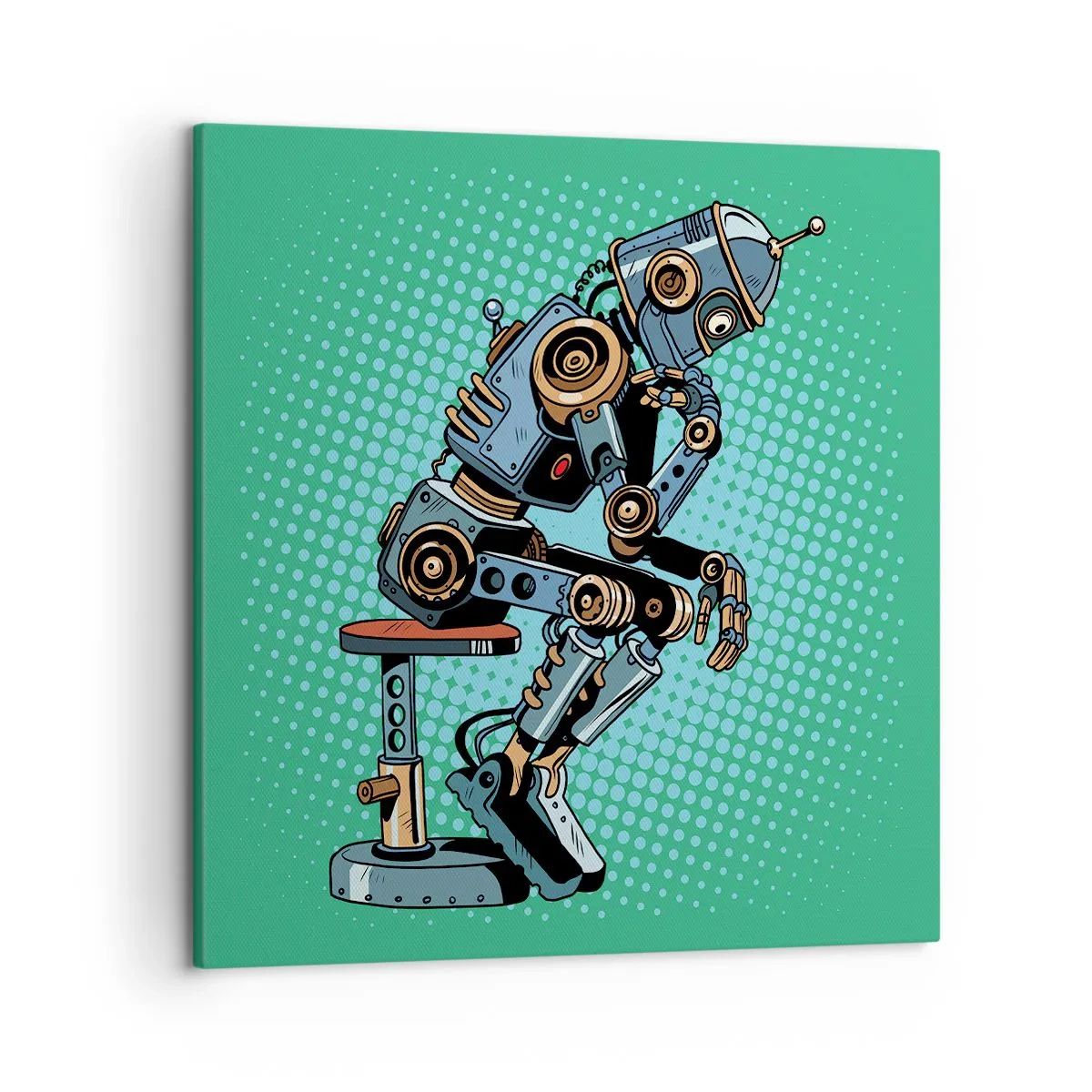 Cuadro sobre lienzo - Impresión de Imagen - Sobre la esencia del ser - 50x50 cm