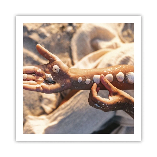 Póster - La belleza al alcance de la mano - 60x60 cm