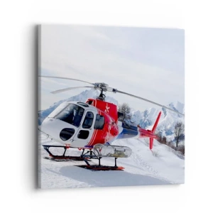 Cuadro sobre lienzo - Impresión de Imagen - Siempre listo - 40x40 cm