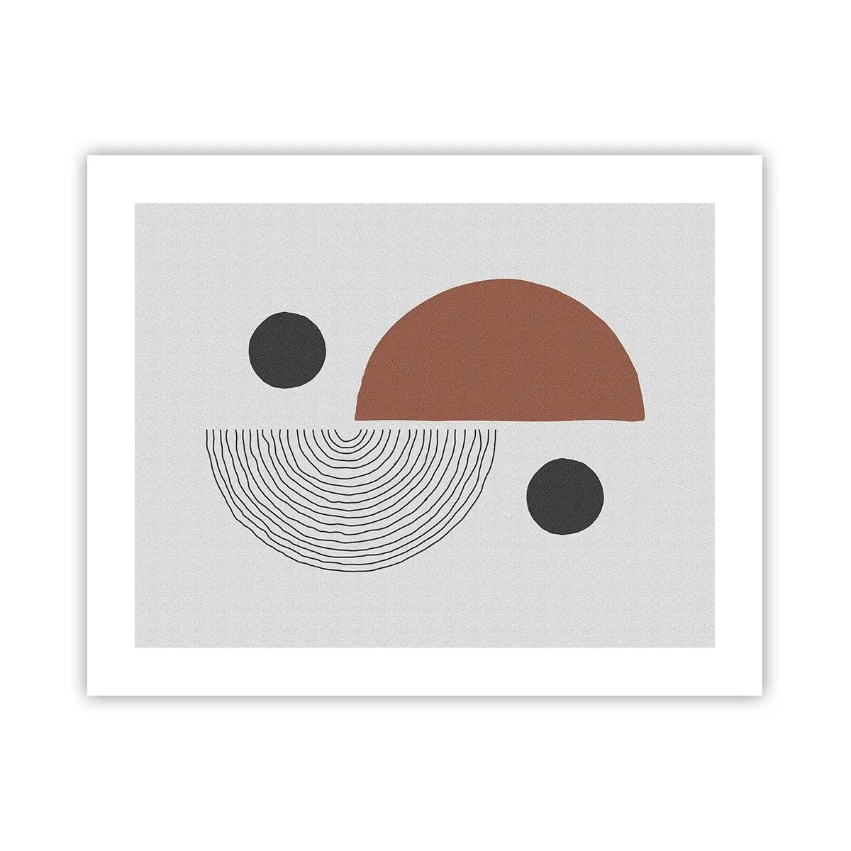 Póster - La perfección del círculo - 50x40 cm