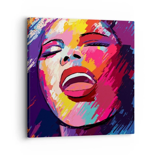 Cuadro sobre lienzo - Impresión de Imagen - Canta toda una vida - 30x30 cm