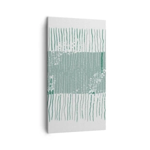 Cuadro sobre lienzo - Impresión de Imagen - Abstracción marina - 45x80 cm