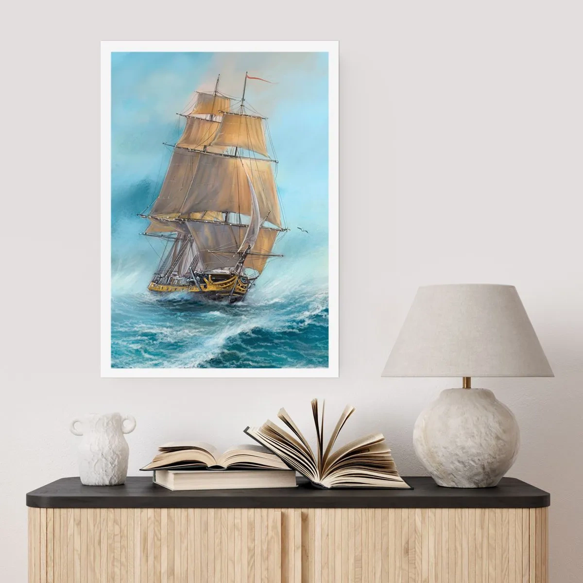 Póster - Surcando las olas - 61x91 cm
