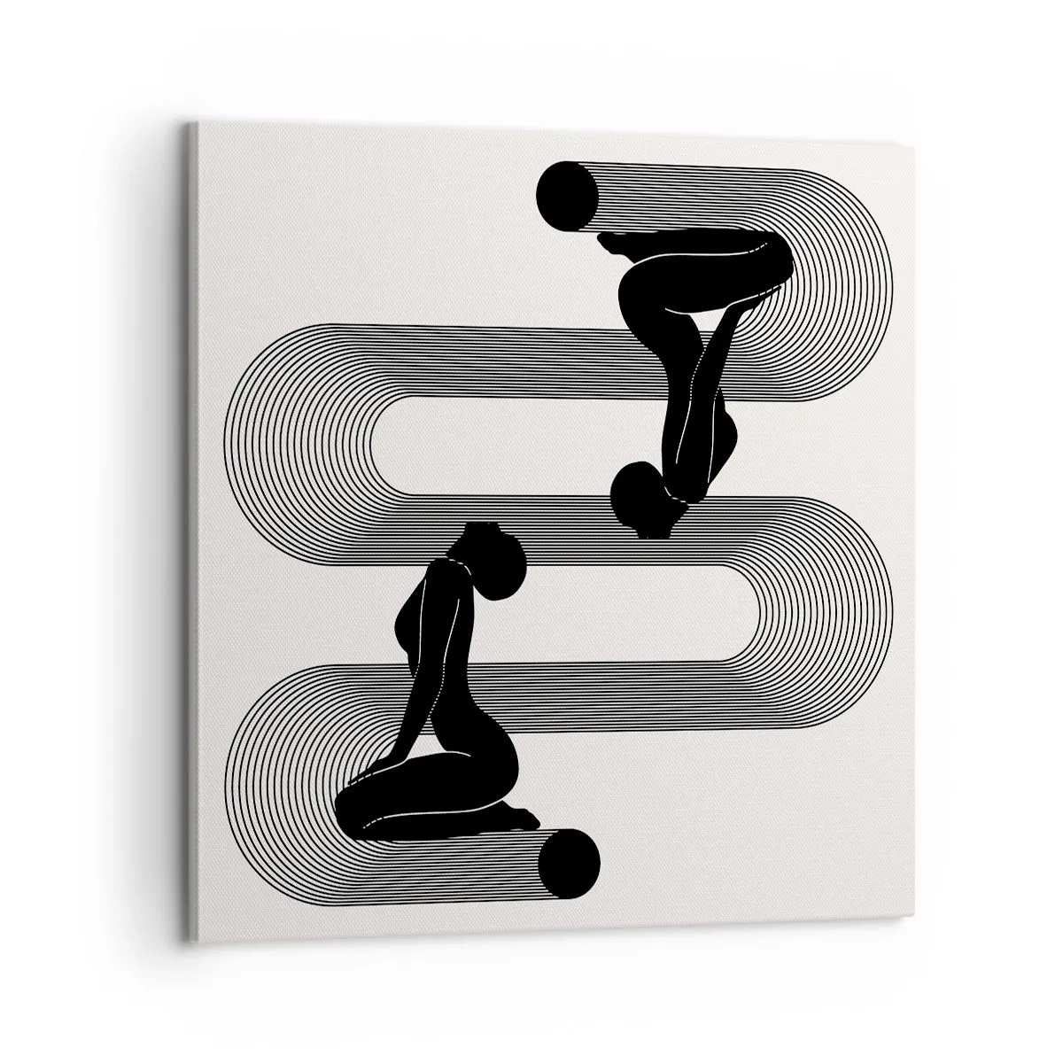Cuadro sobre lienzo - Impresión de Imagen - Simetría sensual - 60x60 cm