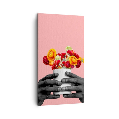 Cuadro sobre lienzo - Impresión de Imagen - La apoteosis de la vida - 45x80 cm