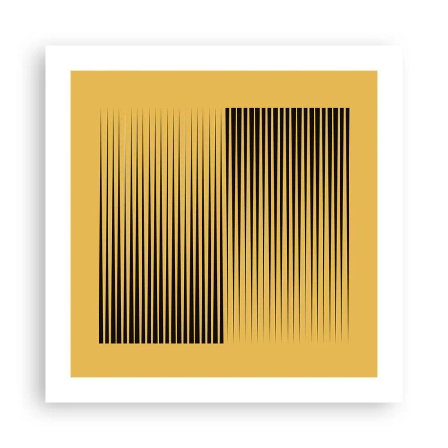 Póster - Cuadrado de opuestos - 50x50 cm