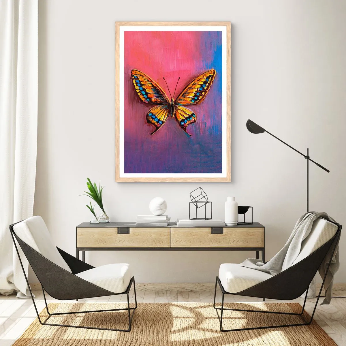Póster en marco roble claro - Una joya de la naturaleza - 70x100 cm