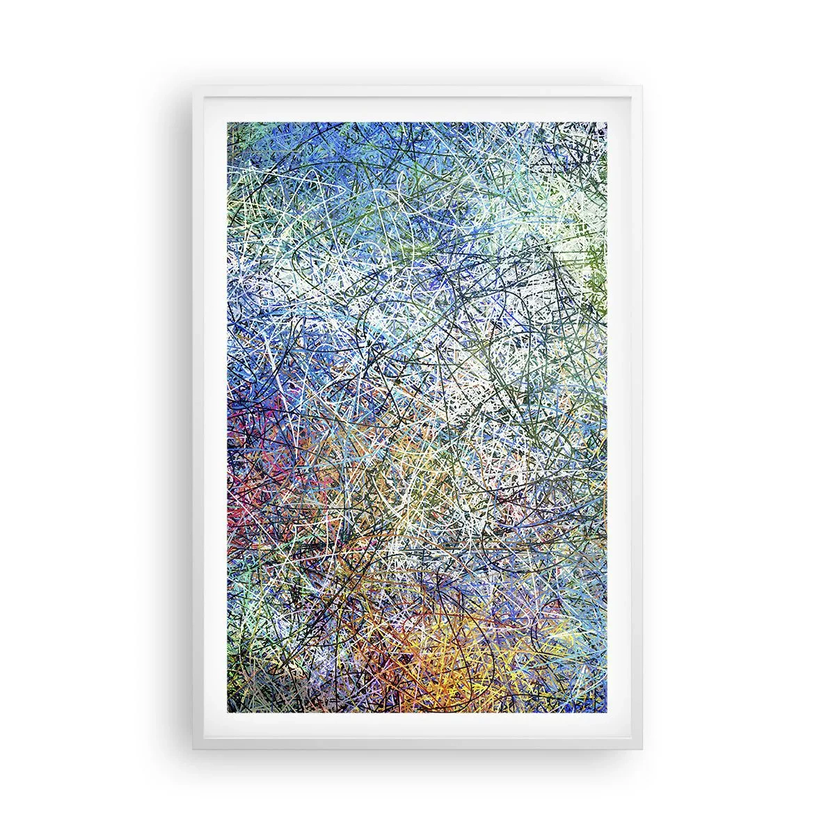 Póster en marco blanco - No es tan fácil - 61x91 cm