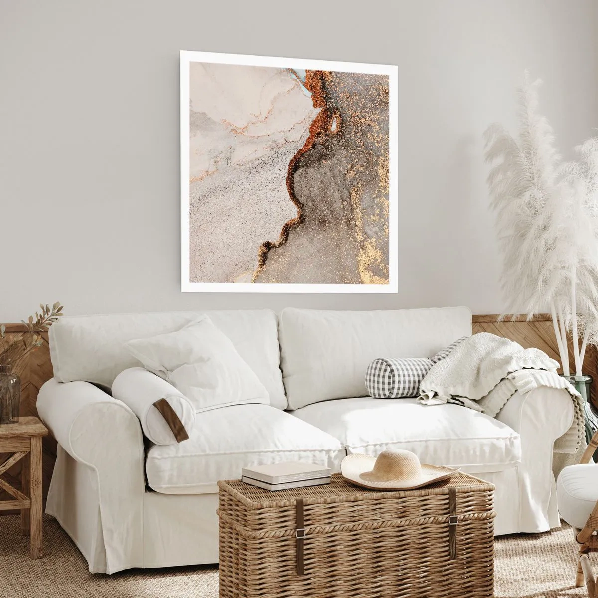 Póster - En la frontera de los colores - 40x40 cm