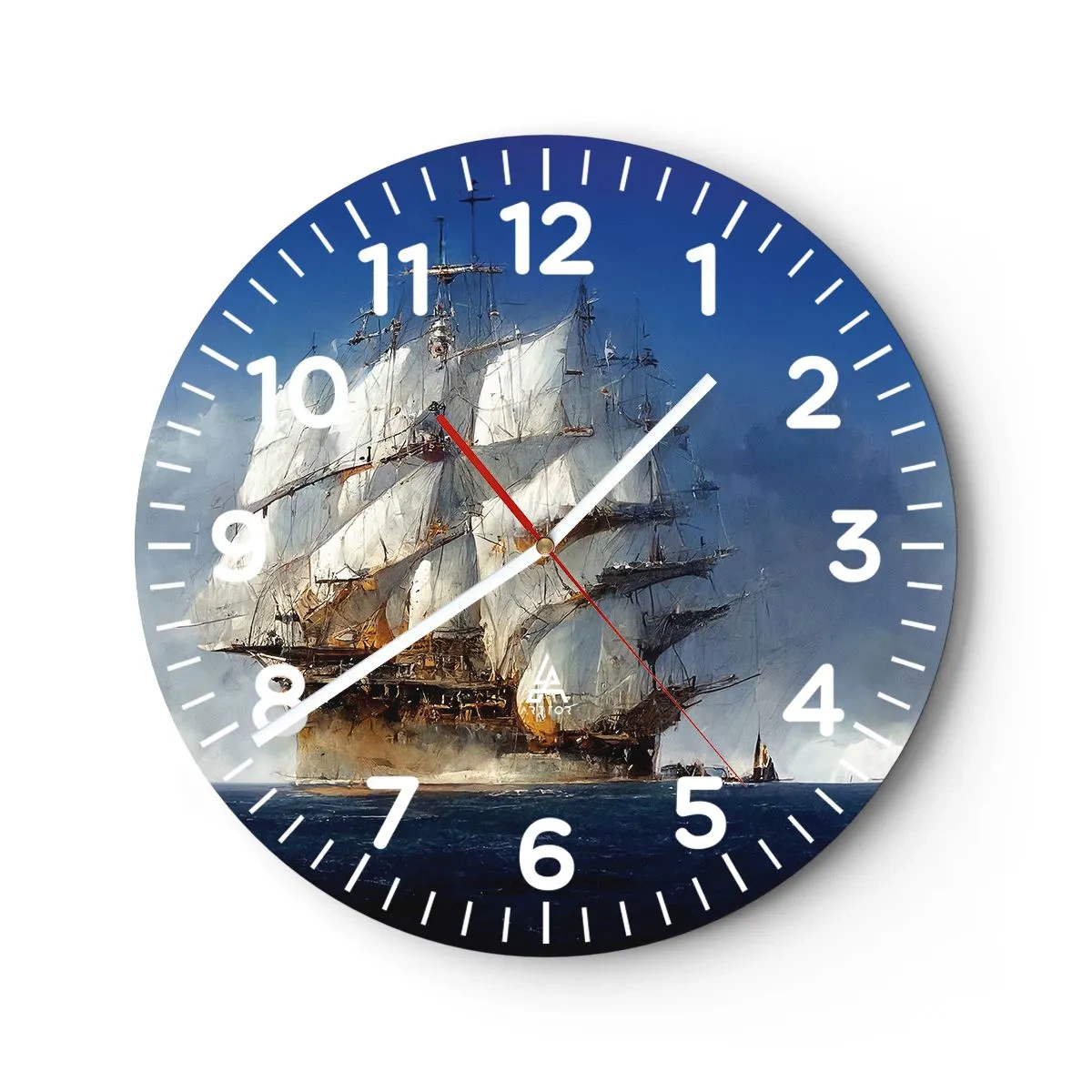 Reloj de pared - Reloj de vidrio - La gran gloria - 40x40 cm