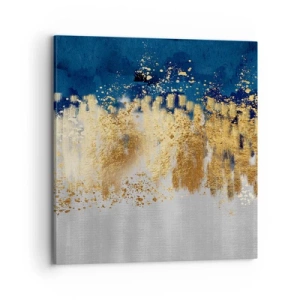 Cuadro sobre lienzo - Impresión de Imagen - Composición moderna con chispas - 70x70 cm