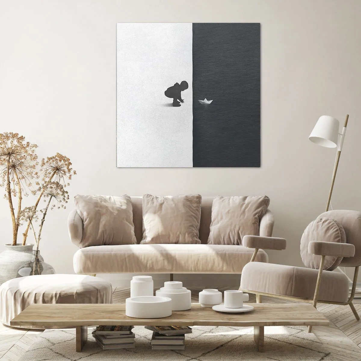 Cuadro sobre lienzo - Impresión de Imagen - Una gran expedición náutica - 40x40 cm