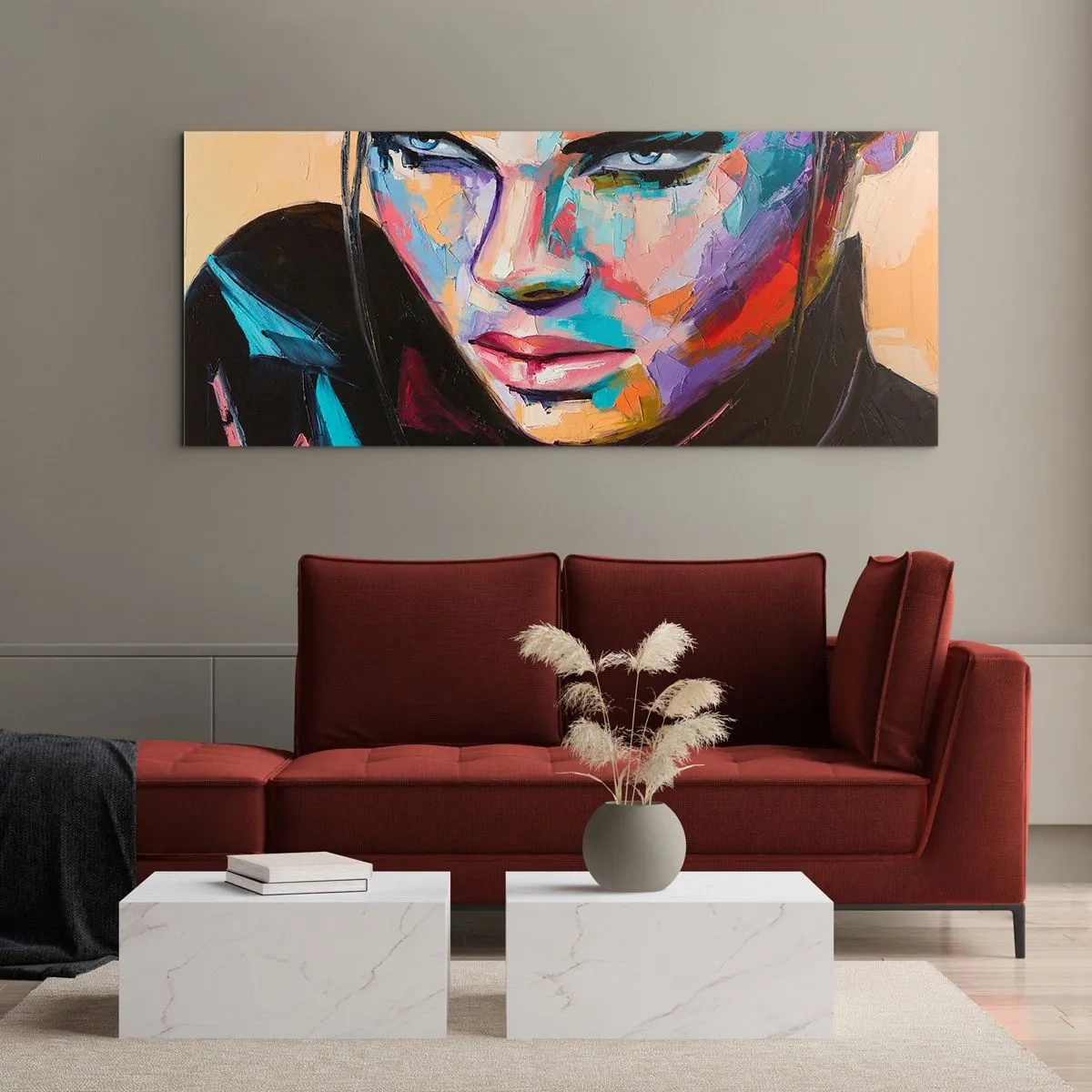 Cuadro sobre vidrio - Impresiones sobre Vidrio - Salvaje de corazón - 100x40 cm