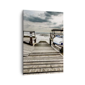 Cuadro sobre lienzo - Impresión de Imagen - La playa del norte - 70x100 cm