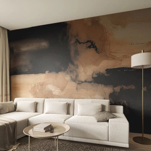 Fotomural Premium Canvas - Una abstracción intrigante - Abstracción, Fumar, minimalista - 350x256 cm