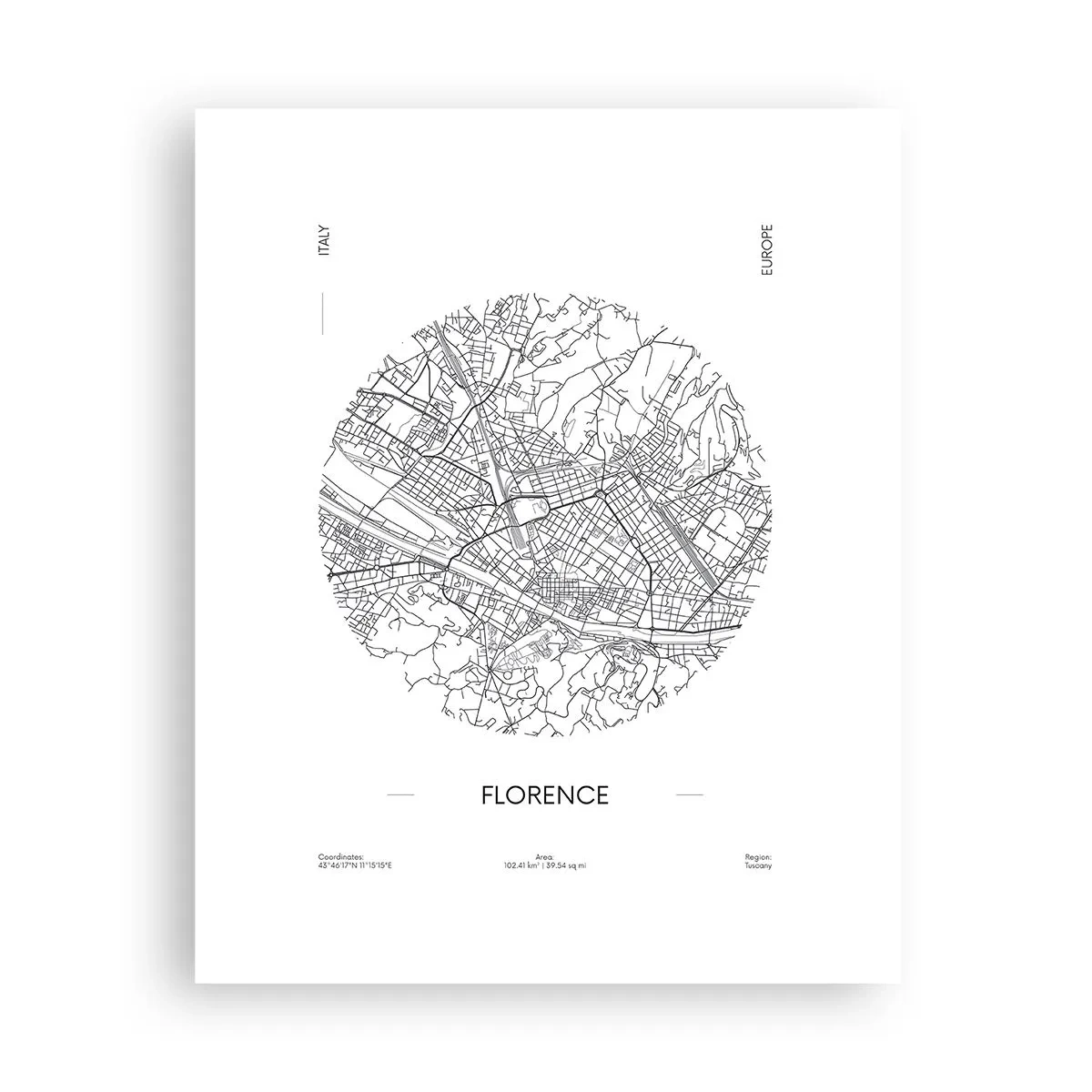 Póster - Anatomía de Florencia - 40x50 cm