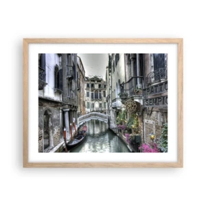 Póster en marco roble claro - Durante siglos, un sueño - 50x40 cm