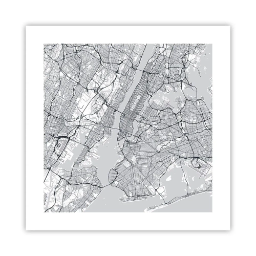 Póster - Anatomía de una metrópolis - 40x40 cm