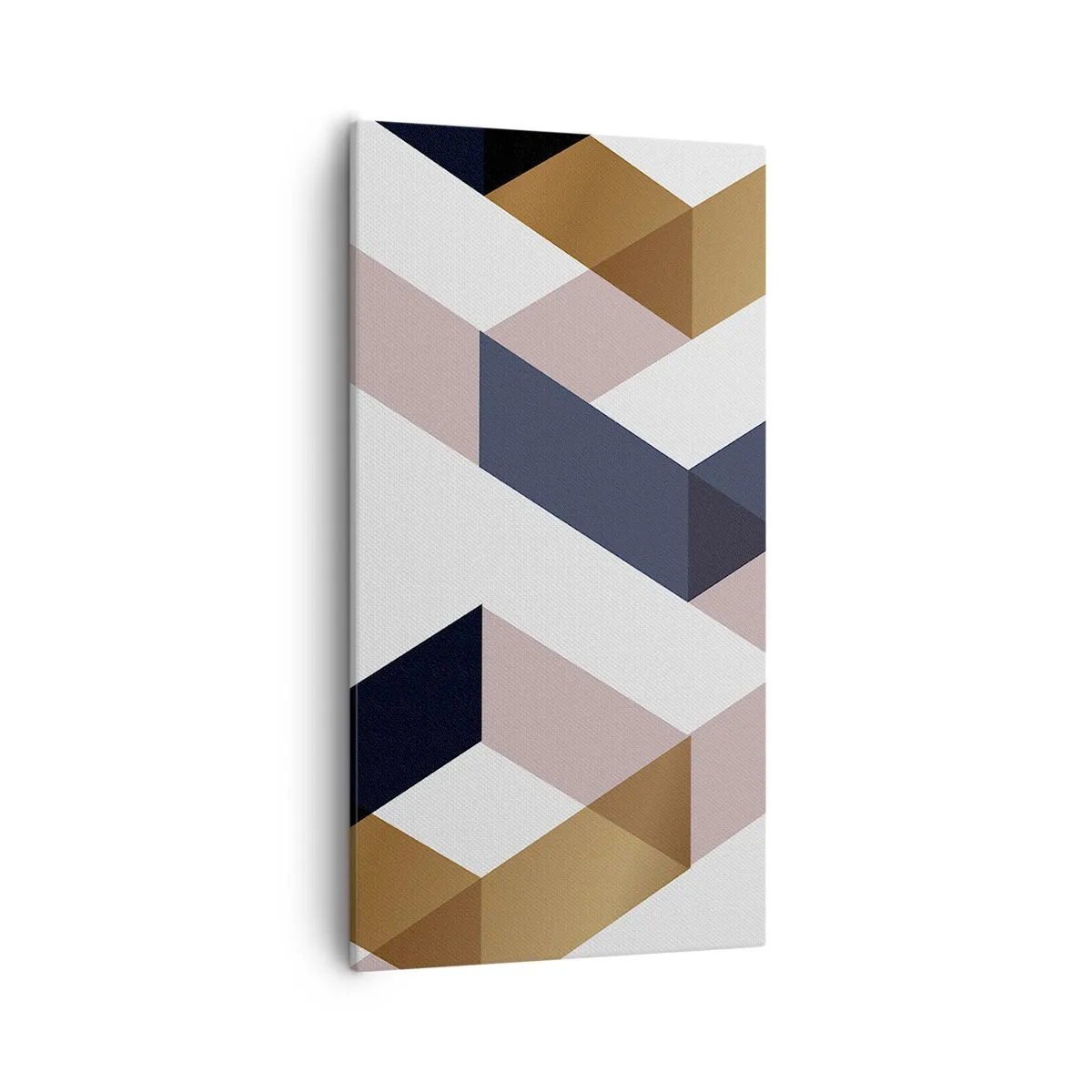 Cuadro sobre lienzo - Impresión de Imagen - Rectas y ángulos - 55x100 cm