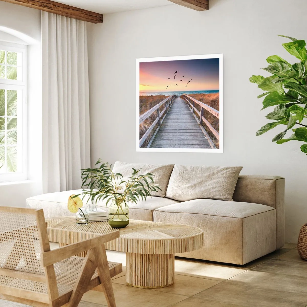 Póster - Camino a lo desconocido - 60x60 cm