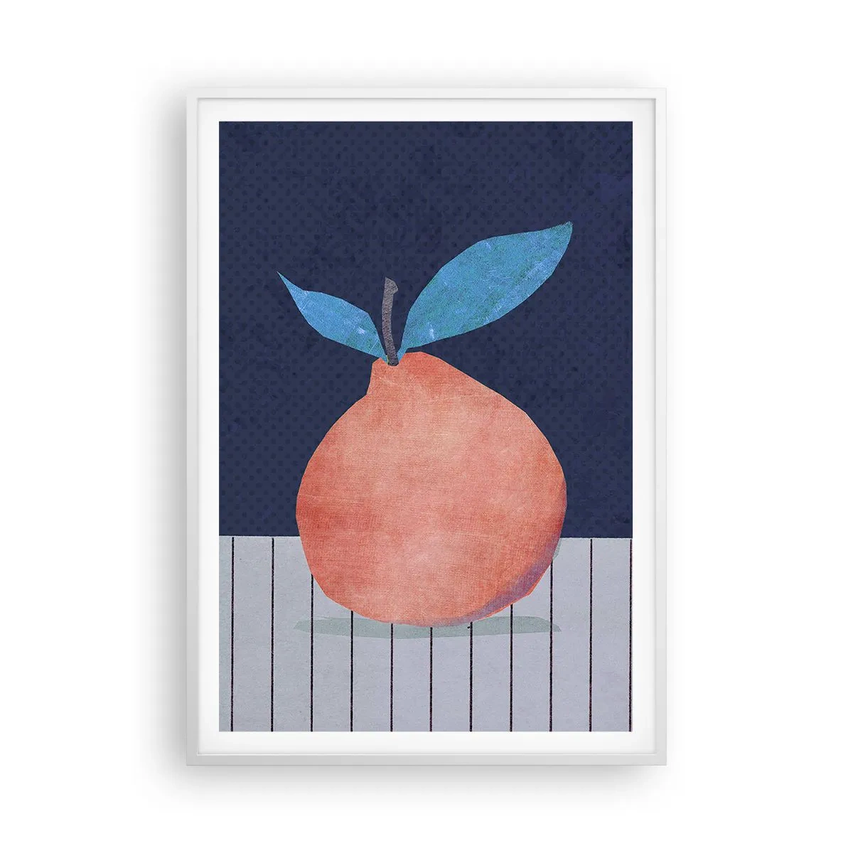 Póster en marco blanco - Convexidad y plano - 70x100 cm