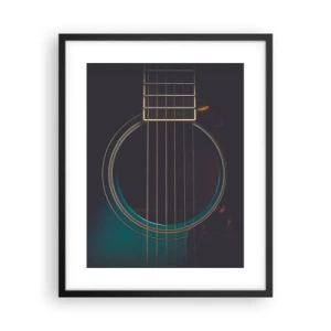 Póster en marco negro - Un momento antes de que suene - 40x50 cm