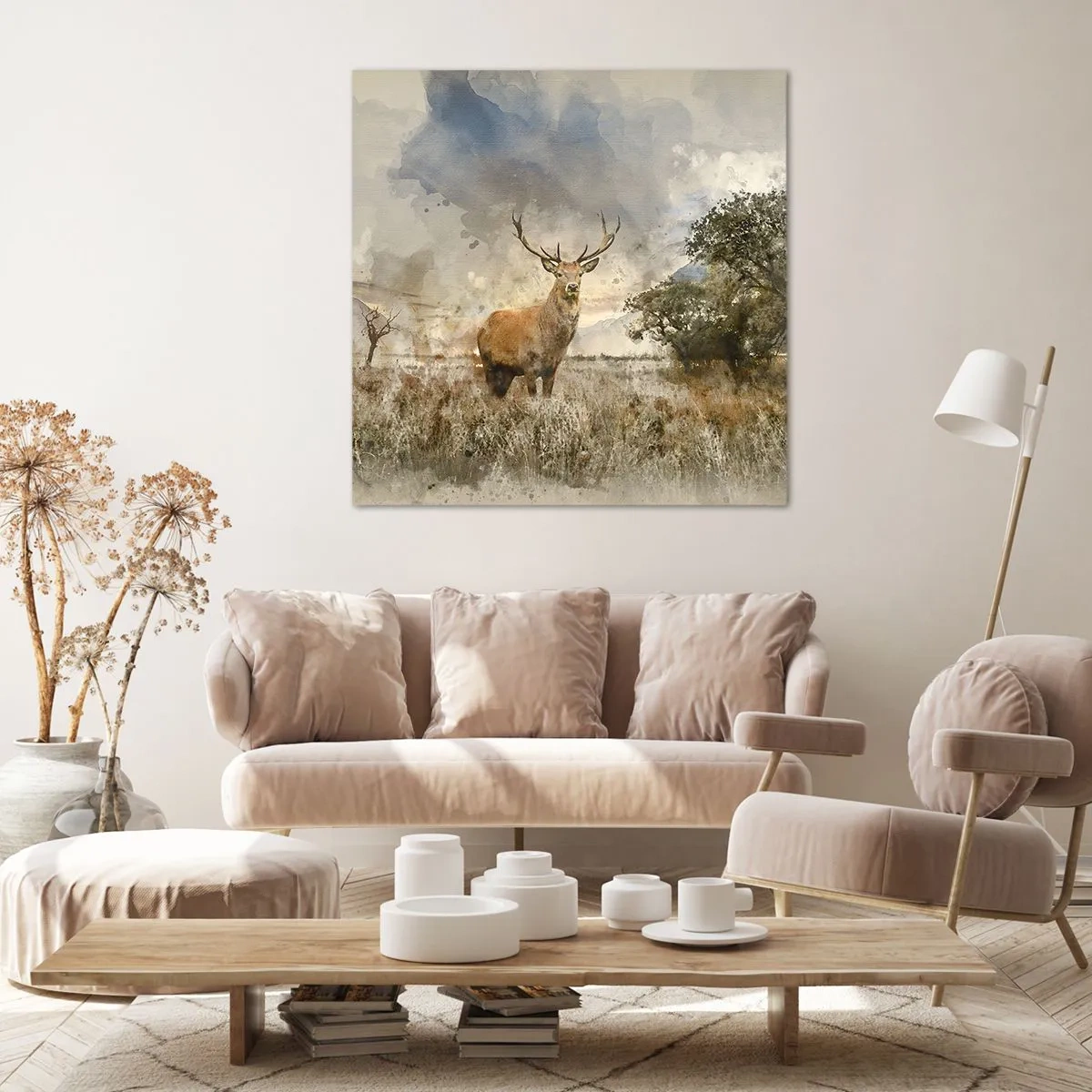 Cuadro sobre lienzo - Impresión de Imagen - Dignidad - fuerza - encanto - 50x50 cm