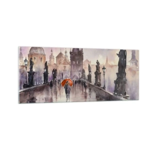 Cuadro sobre vidrio - Impresiones sobre Vidrio - La gente no cambia - 100x40 cm
