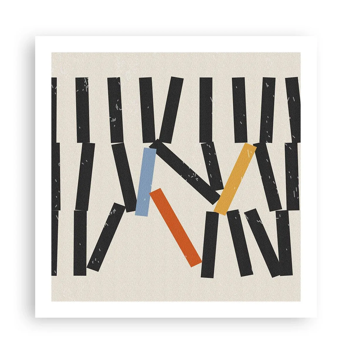Póster - Dominó - composición - 60x60 cm
