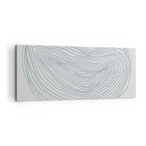 Cuadro sobre lienzo - Impresión de Imagen - Sonrisa de una gota - 100x40 cm