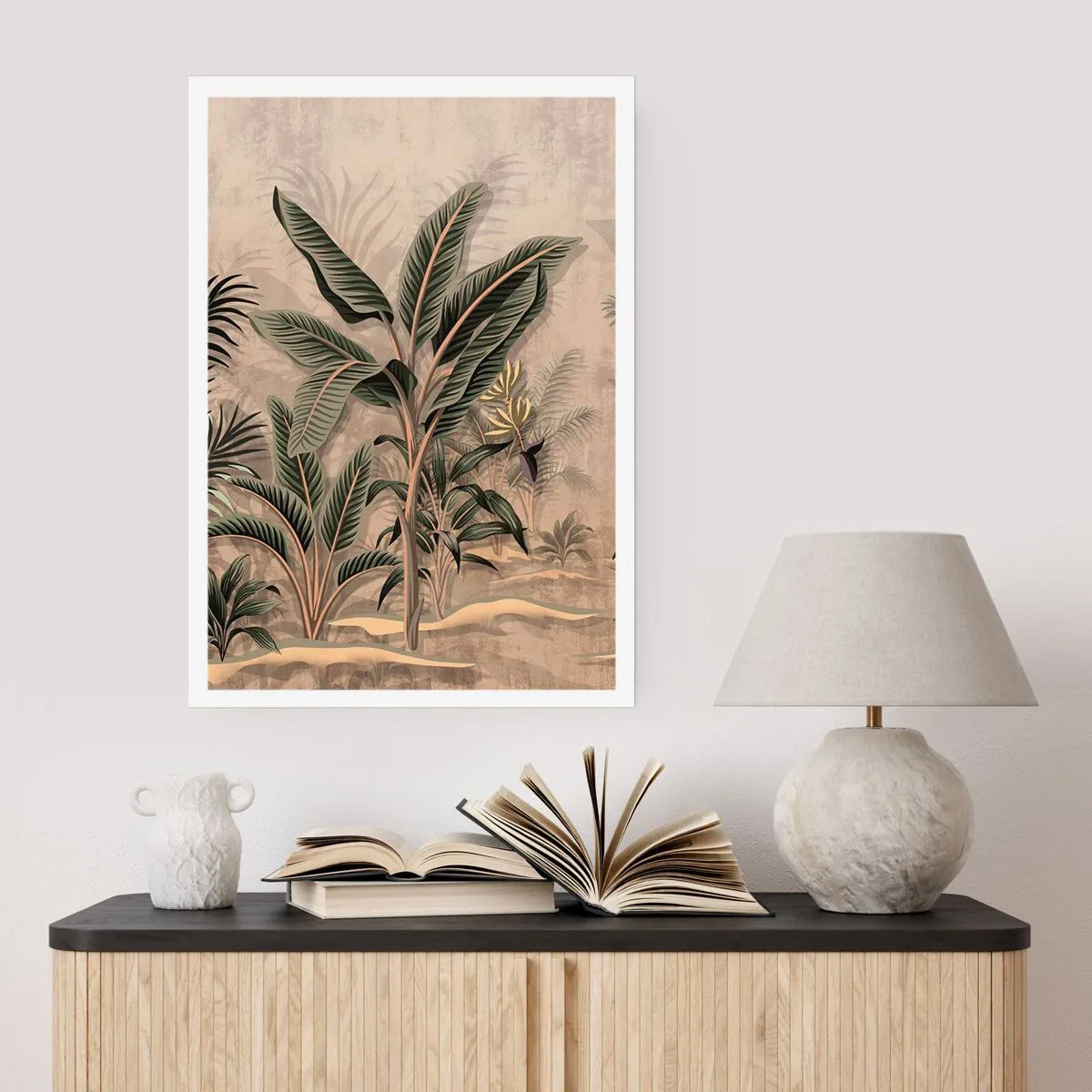 Póster - Grabados de estilo colonial - 70x100 cm