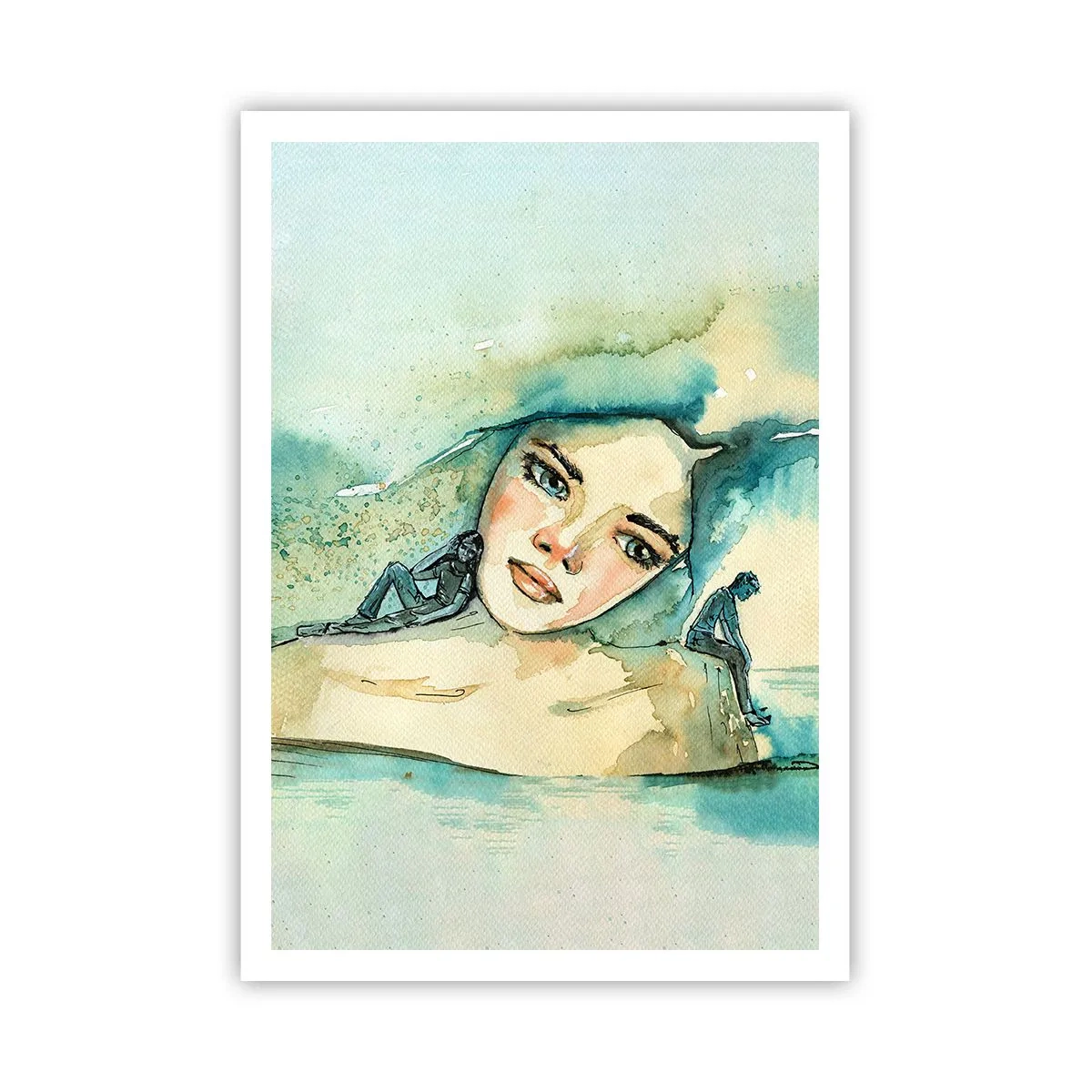 Póster - ¿Soy azul? - 70x100 cm