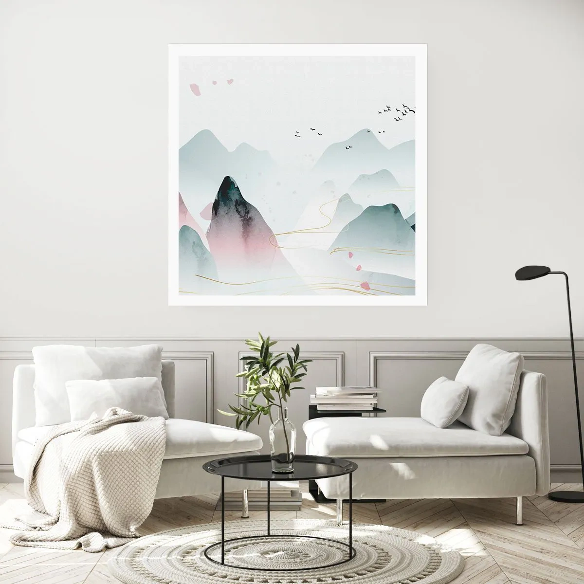 Póster - Sobre las cimas - 40x40 cm