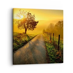 Cuadro sobre lienzo - Impresión de Imagen - Tarde melosa - 30x30 cm