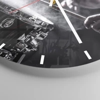 Esfera sin numeración, con rayas