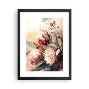 Póster en marco negro - De perfil y de frente - 30x40 cm