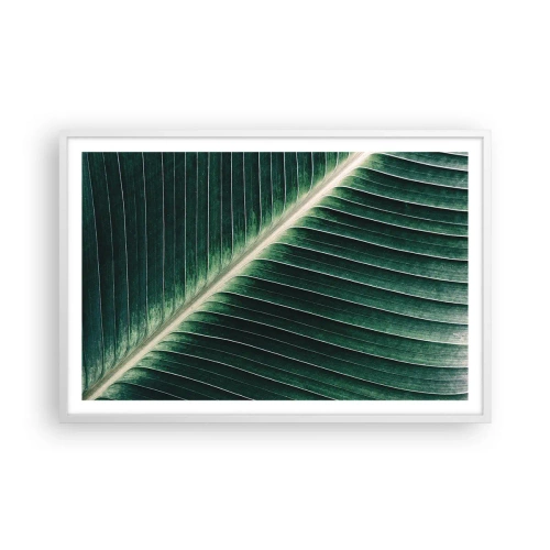 Póster en marco blanco - El ritmo de la naturaleza - 91x61 cm