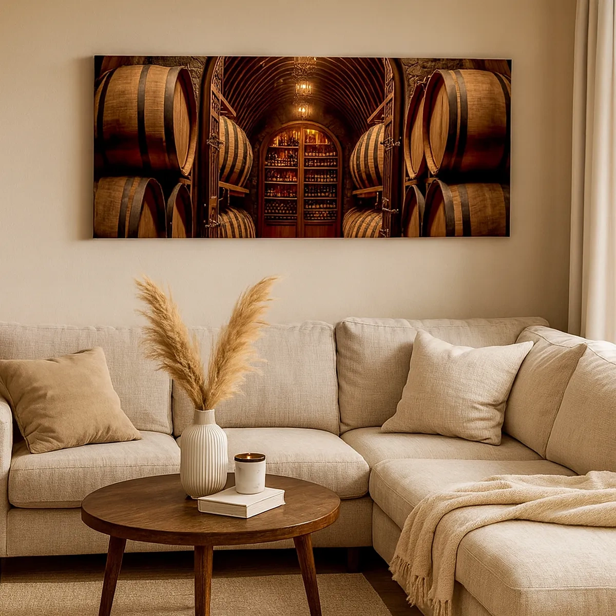 Cuadro sobre lienzo - Impresión de Imagen - Sótano atmosférico - 30x30 cm