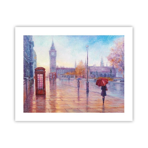Póster - Un día de otoño en Londres - 50x40 cm