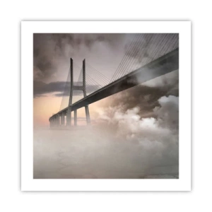 Póster - Junto al río que no existe - 50x50 cm