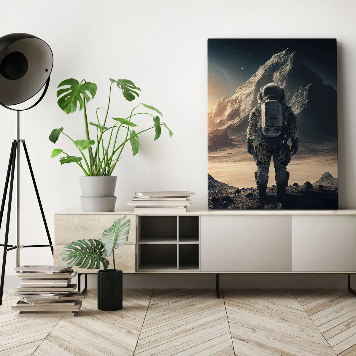 Cuadro sobre lienzo - Impresión de Imagen - Un nuevo reto - 65x120 cm