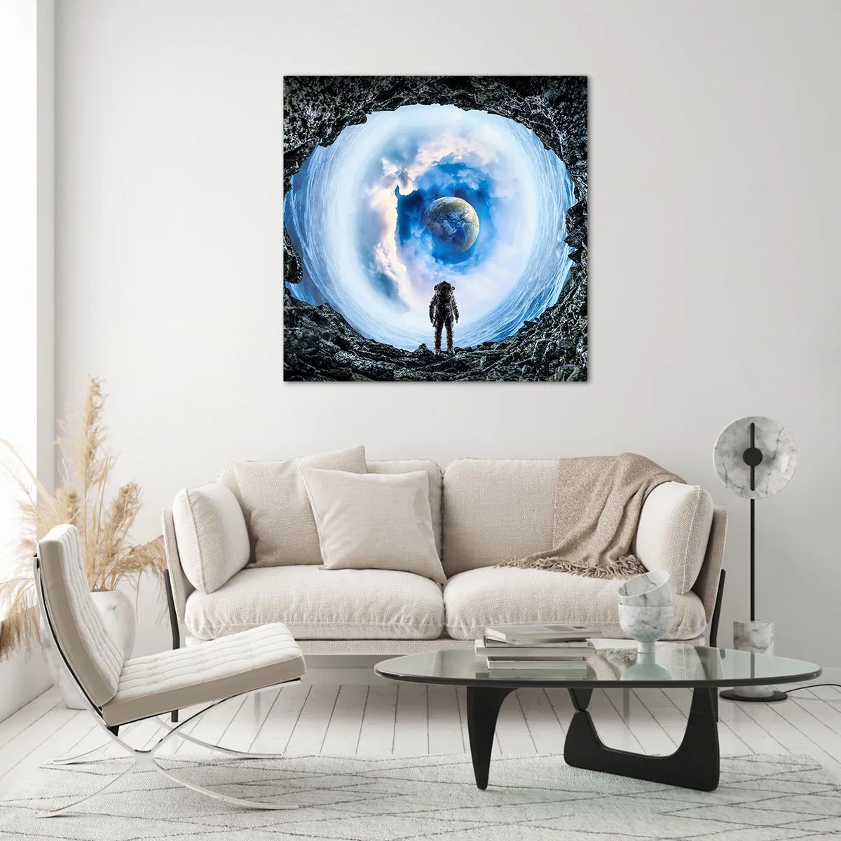 Cuadro sobre vidrio - Impresiones sobre Vidrio - No muy lejos de casa - 50x50 cm