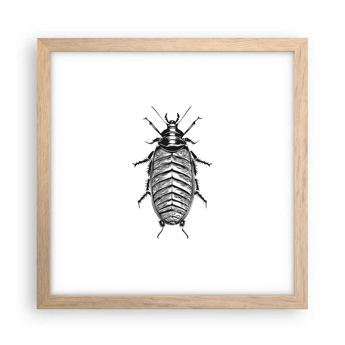 Póster en marco roble claro - ¡Qué espécimen! - 30x30 cm