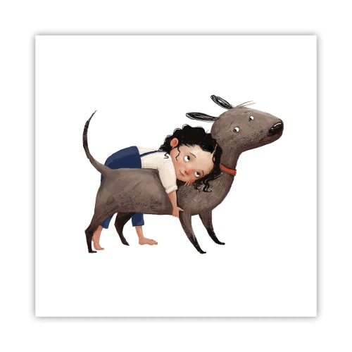 Póster - Mejores amigos - 30x30 cm