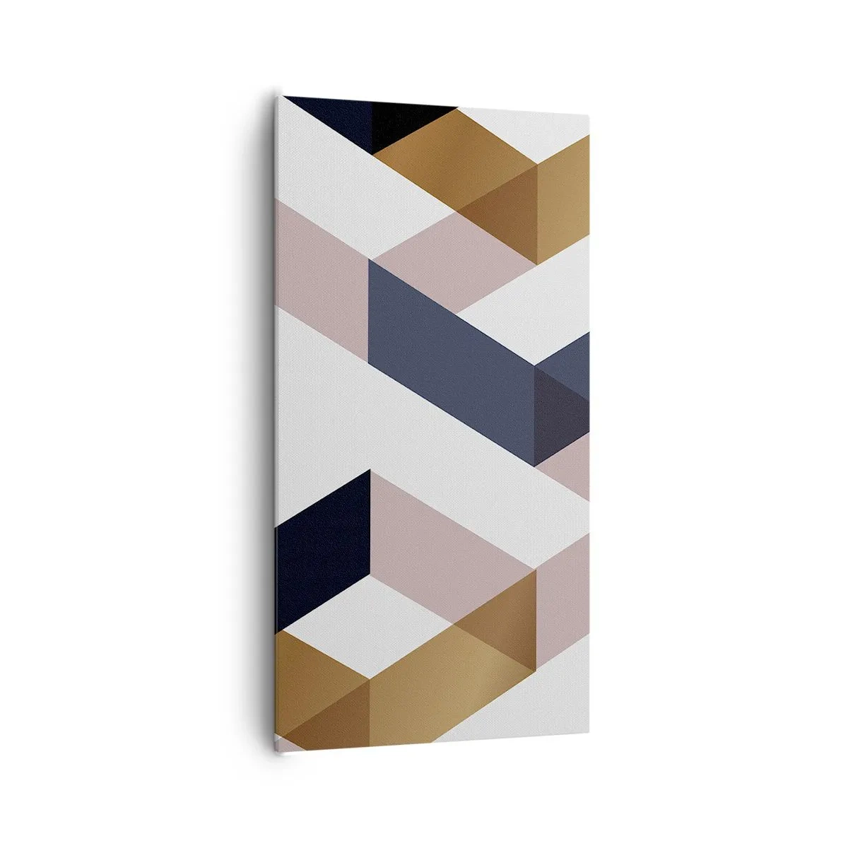 Cuadro sobre lienzo - Impresión de Imagen - Rectas y ángulos - 65x120 cm