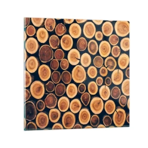 Cuadro sobre vidrio - Impresiones sobre Vidrio - ¿Qué edad tengo? - 30x30 cm