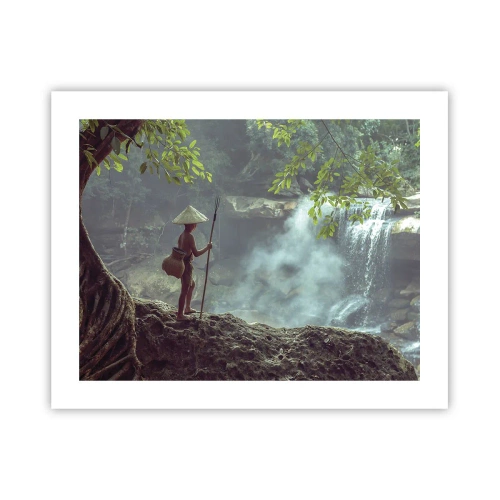 Póster - Amistad con la naturaleza - 50x40 cm