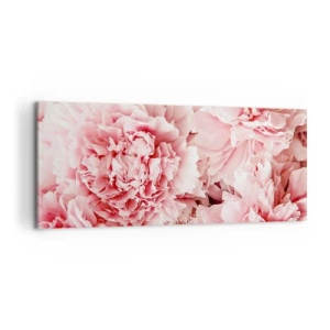 Cuadro sobre lienzo - Impresión de Imagen - Sueño rosa - 100x40 cm