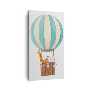 Cuadro sobre lienzo - Impresión de Imagen - Viaje fantástico - 45x80 cm