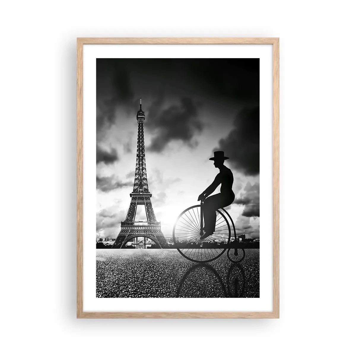 Póster en marco roble claro - Añoranza de la Belle Epoque - 50x70 cm